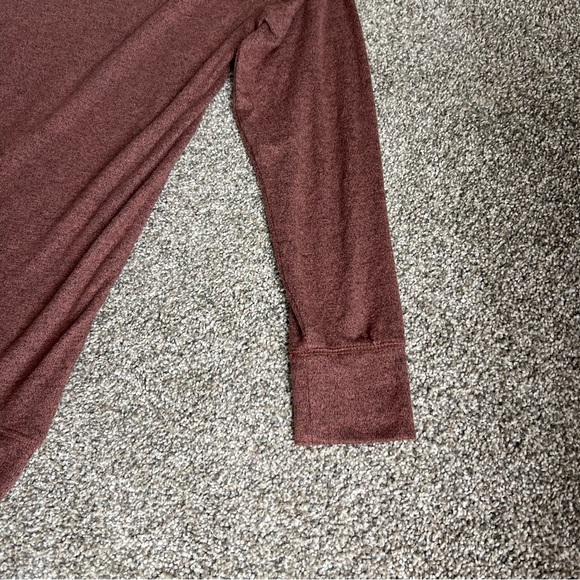 Maurices Burgundy Cowl Neck Long Sleeve Sweater, size XS - Picture 3 of 8